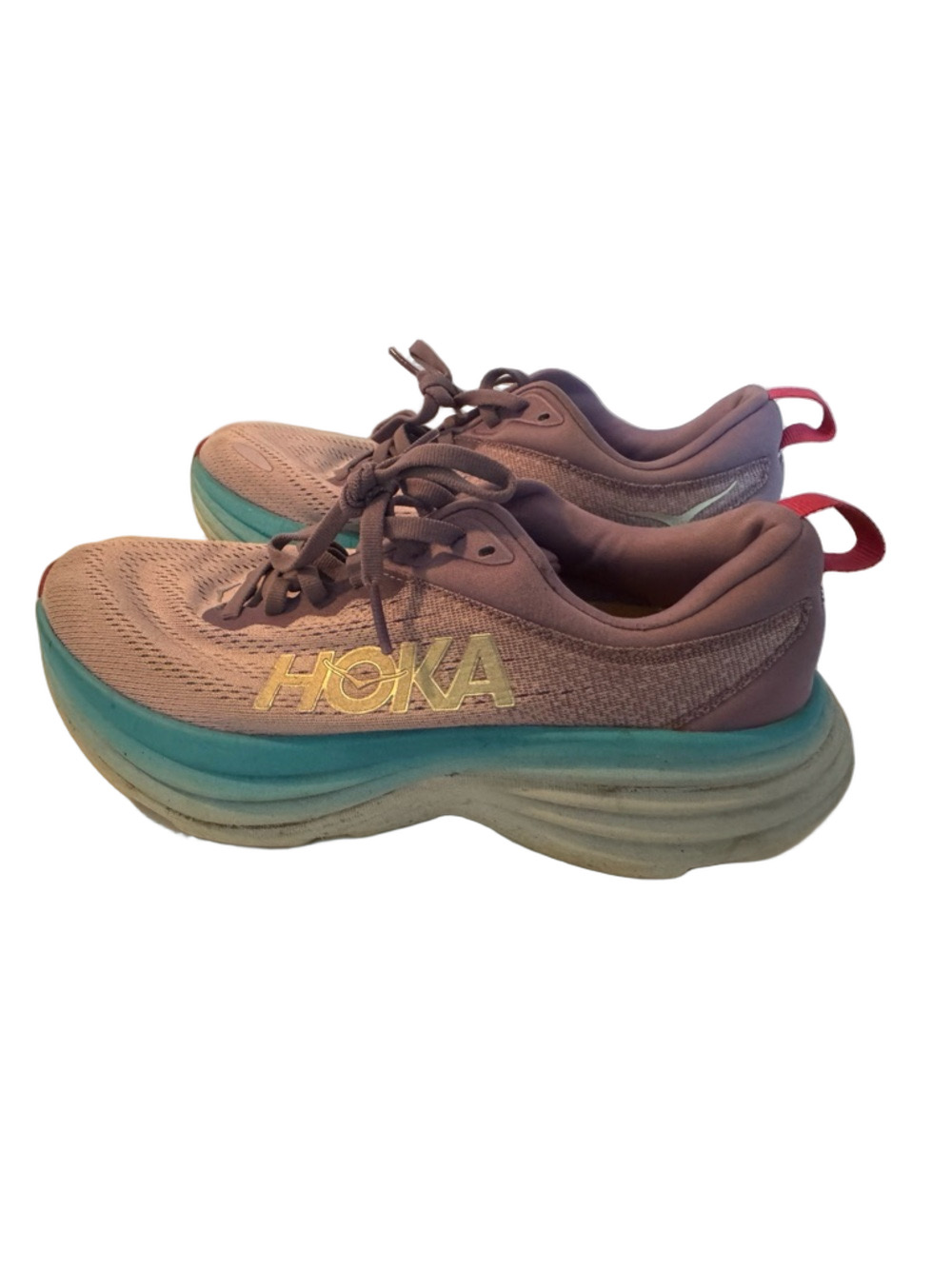 Hoka one one Bondi 8 shoes 7.5B purple athletic running